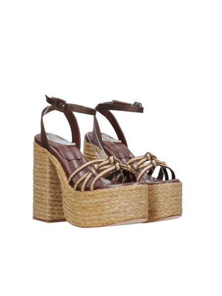 Sandale mit absatz mit hohem absatz mit keilabsatz Paloma Barcelo braun