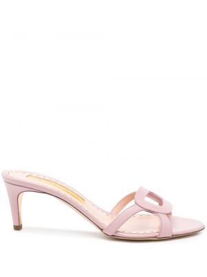 Sandale din piele Rupert Sanderson roz