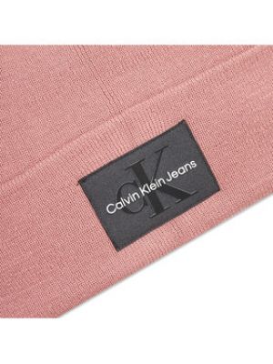 Čepice Calvin Klein Jeans růžový