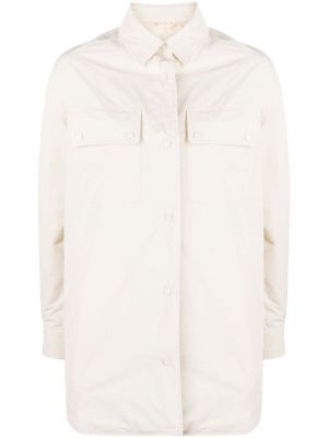 Oversize палто с копчета Aspesi бяло