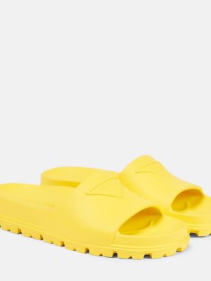 Żółte sandały Prada