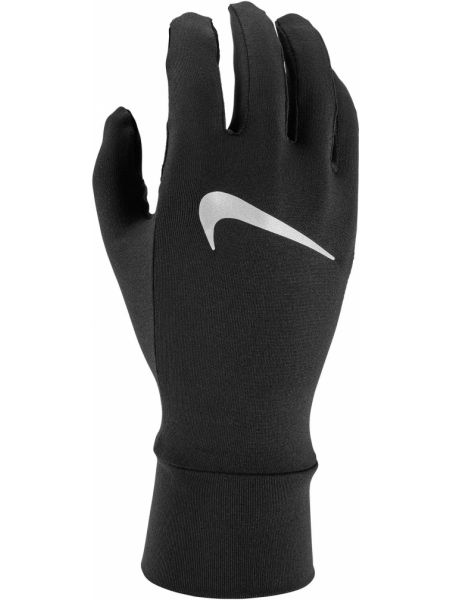 Флисовые перчатки Nike черные