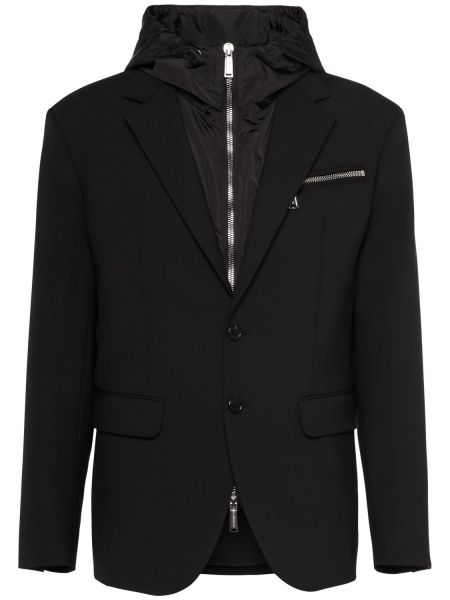 Blazer med huva Dsquared2 svart