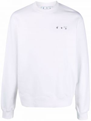 Trykt sweatshirt Off-white hvit