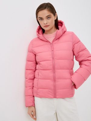 Утепленная демисезонная куртка Zarina розовая