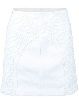 Krajkové mini sukně Charo Ruiz Ibiza bílé