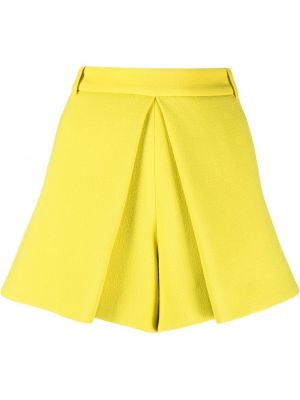 Plissert shorts Alexandre Vauthier gul