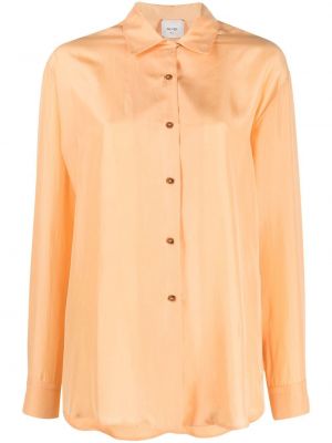Svilena košulja Alysi narančasta