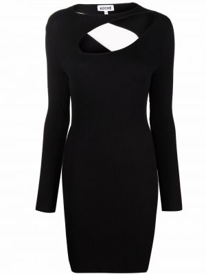 Плетена рокля Koché черно