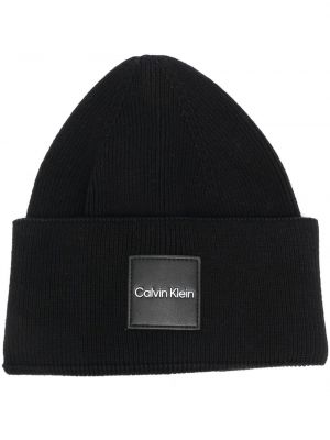 Strick mütze Calvin Klein schwarz