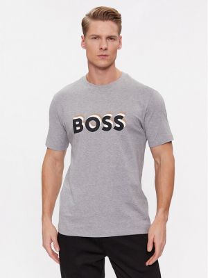 Tričko Boss šedé