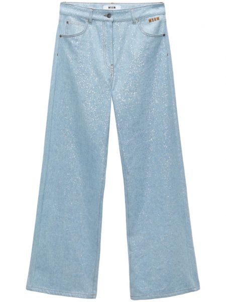 Flared jeans Msgm blå