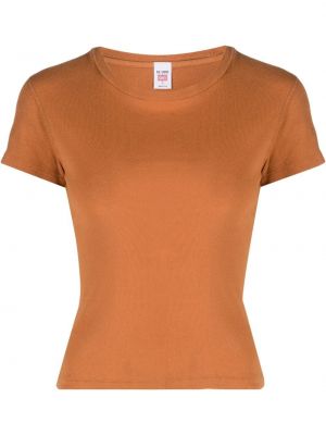 Slim fit camicia Re/done, arancia