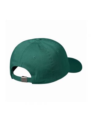 Gorra con bordado de algodón Carhartt Wip verde
