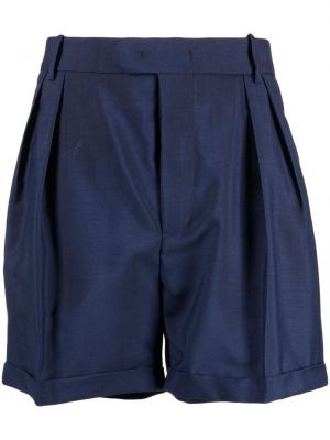 Shorts mit plisseefalten Bally blau