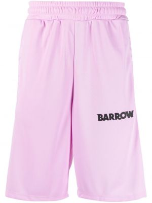 Shorts de sport à imprimé Barrow violet