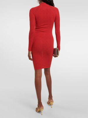 Mini vestido de tela jersey Wolford rojo