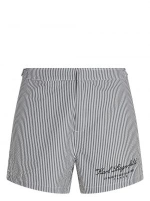 Shorts à rayures Karl Lagerfeld