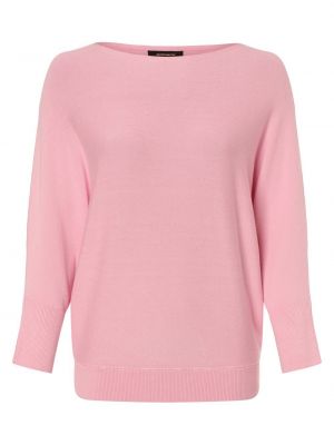 Sweter z wiskozy More & More różowy