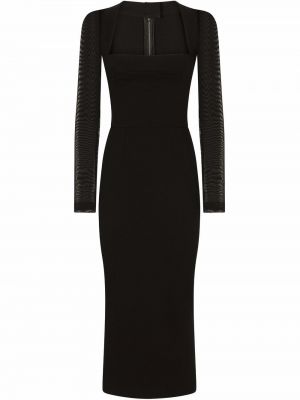 Vestido de cóctel Dolce & Gabbana negro