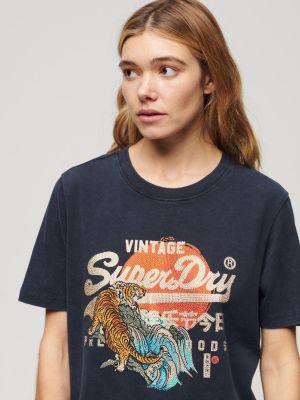 T-shirt Superdry rosso