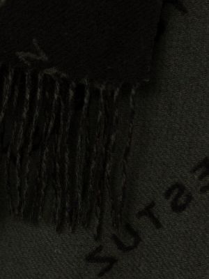 Вовняний шарф Gestuz чорний