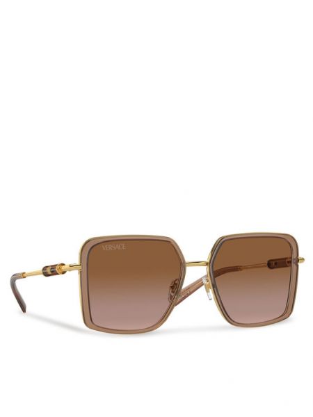 Skaidrios akiniai nuo saulės Versace ruda