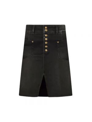 Spódnica jeansowa Versace Jeans Couture czarna