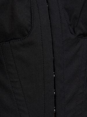 Bavlnená košeľa Dion Lee čierna