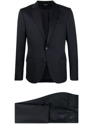 Ull dress Zegna blå