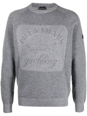 Пуловер Paul & Shark сиво