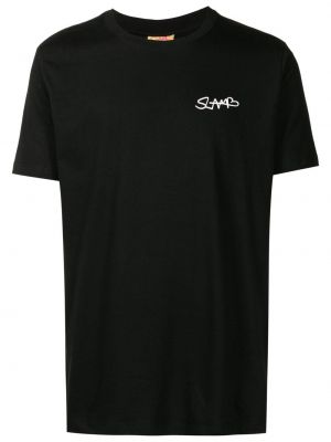 T-shirt con stampa Amir Slama nero