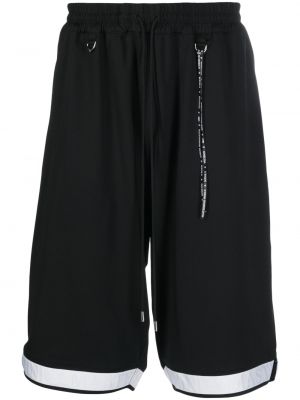 Žakárové šortky Mastermind Japan čierna