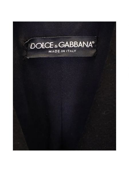 Abrigo de cachemir con estampado de cachemira outdoor Dolce & Gabbana Pre-owned negro