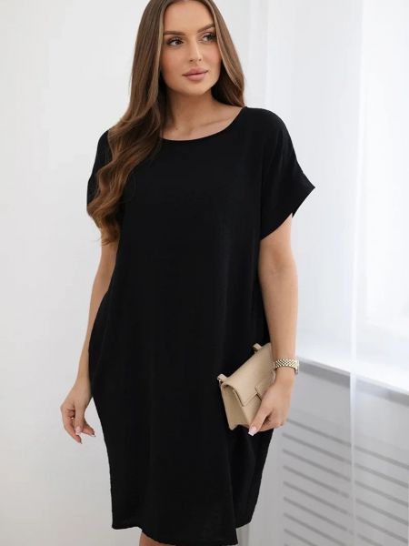 Φόρεμα με τσέπες Kesi μαύρο