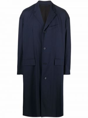 Oversized παλτό Balenciaga μπλε