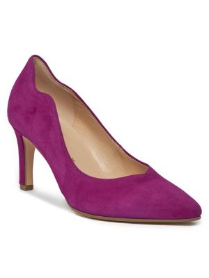 Pantofi cu toc cu toc cu toc Gabor violet