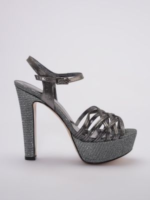 Nizki čevlji s platformo Trendyol siva