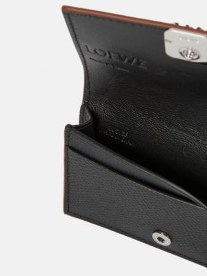 Кожаный кошелек Loewe черный