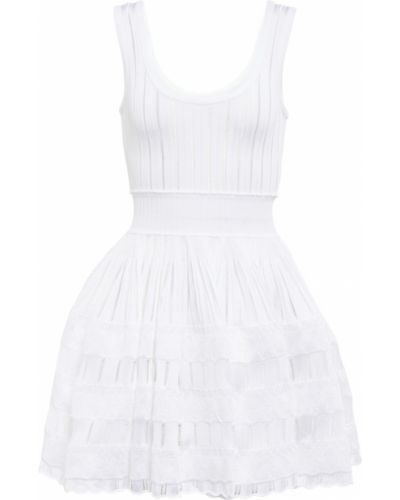 Mini vestido Alaïa blanco