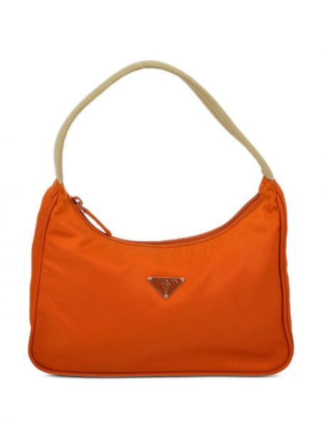 Τσάντα ώμου Prada Pre-owned πορτοκαλί