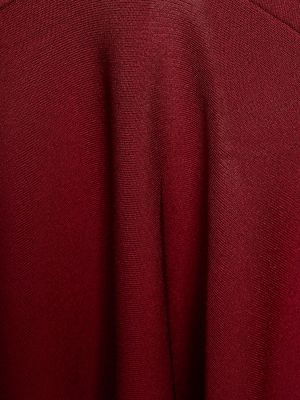 Sukienka długa z wiskozy z dżerseju Alexandre Vauthier czerwona
