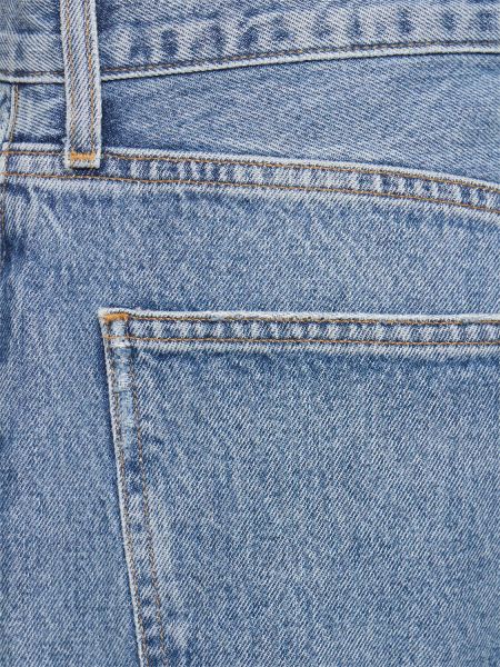 Laia lõikega madala vöökohaga teksapüksid Agolde sinine