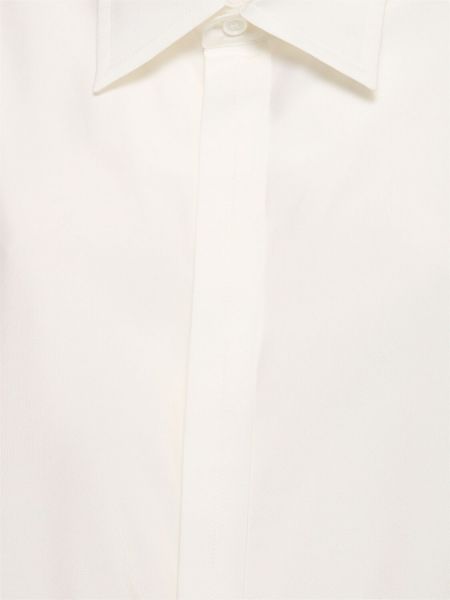 Μεταξωτό πουκάμισο Burberry λευκό