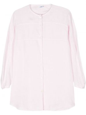 Lanena košulja Aspesi ružičasta