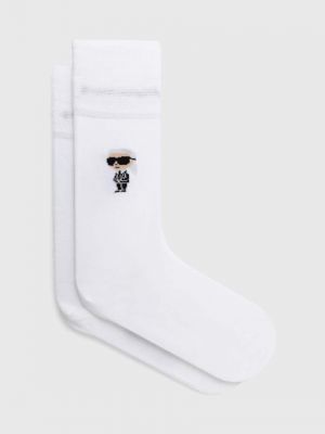 Чорапи Karl Lagerfeld бяло