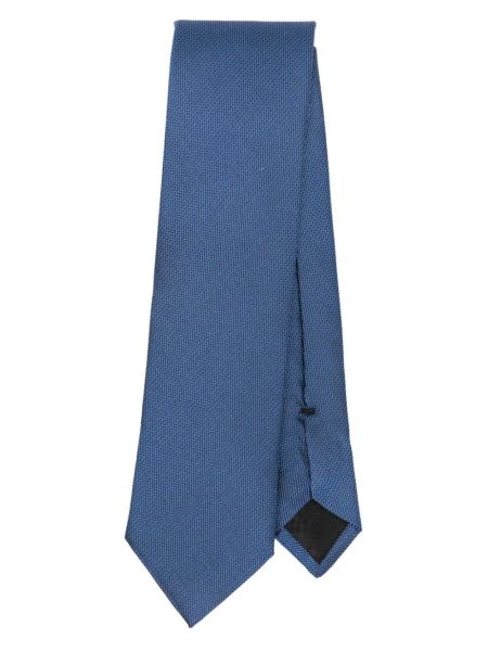 Satenska kravata Boss modra