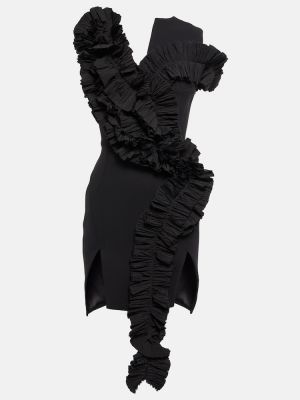 Mini vestido de crepé Maticevski negro