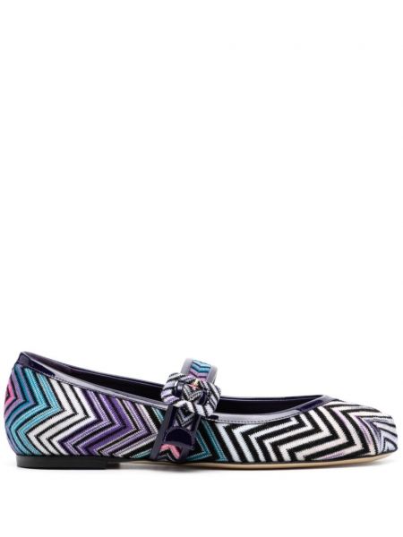 Ballerinaer Missoni lilla