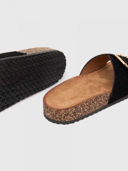 Papuci cu platformă Answear Lab negru